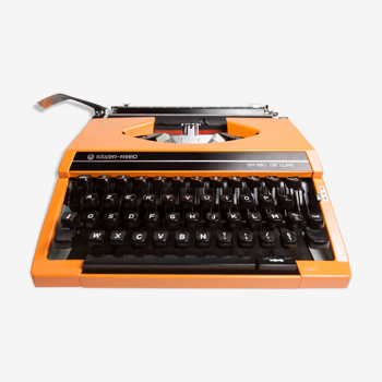 Machine à écrire Silver Reed 100 Seiko orange révisée et ruban neuf