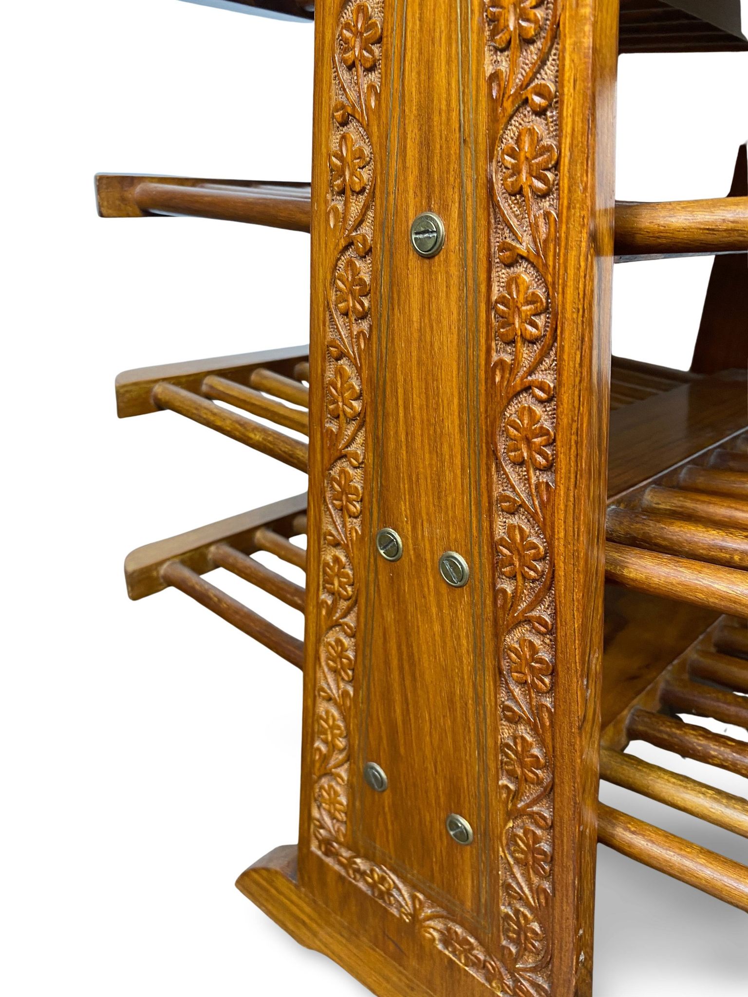 Wooden magazine rack, Circa 1950