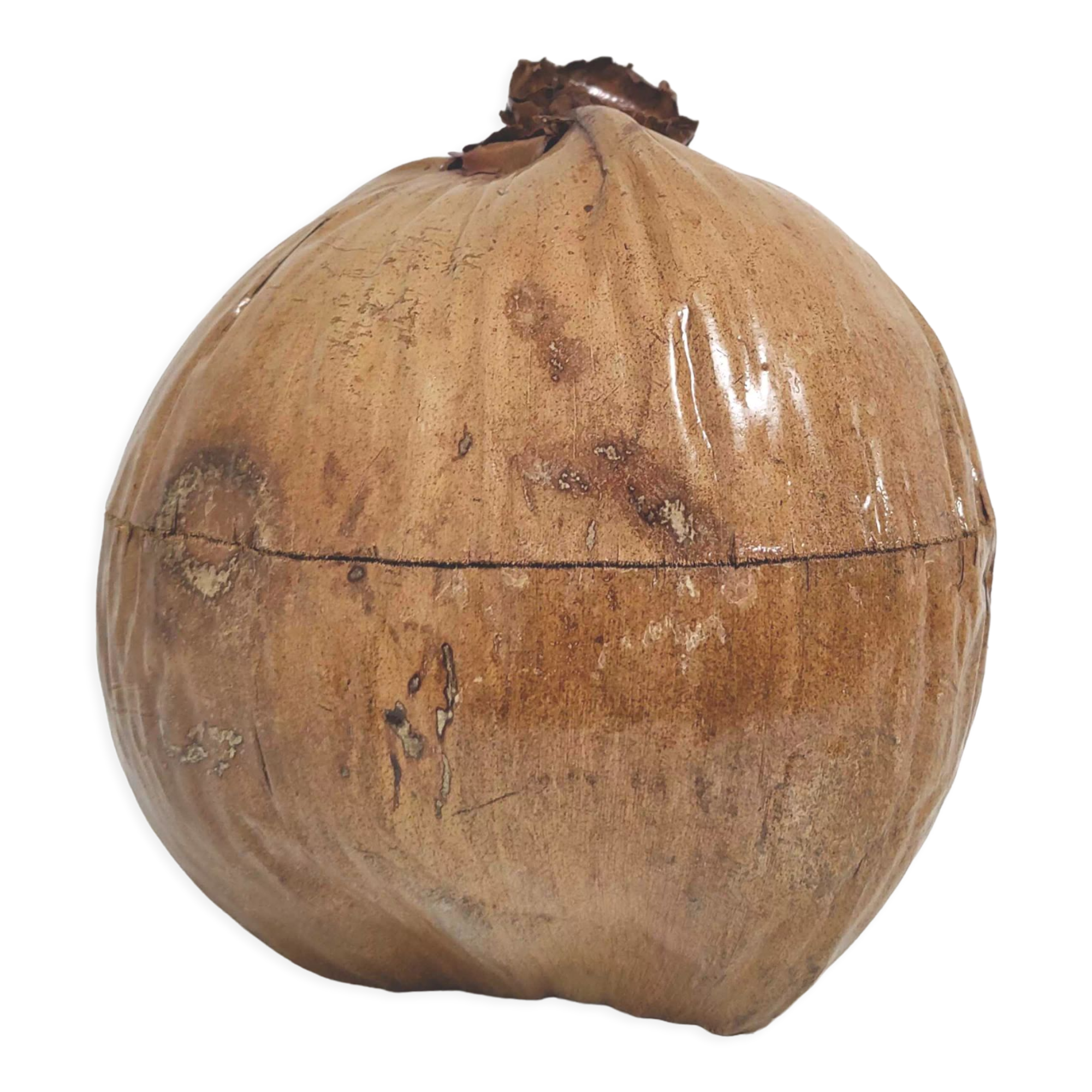 Vintage coconut ice bucket