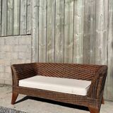 Wicker bench