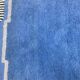 Traditional handmade Moroccan rug, blue, size 1.5/2.5 m.
