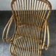 1970s rattan children's armchair