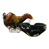Glass Bowls or Ashtrays, Italy, 1970s, Set of 2