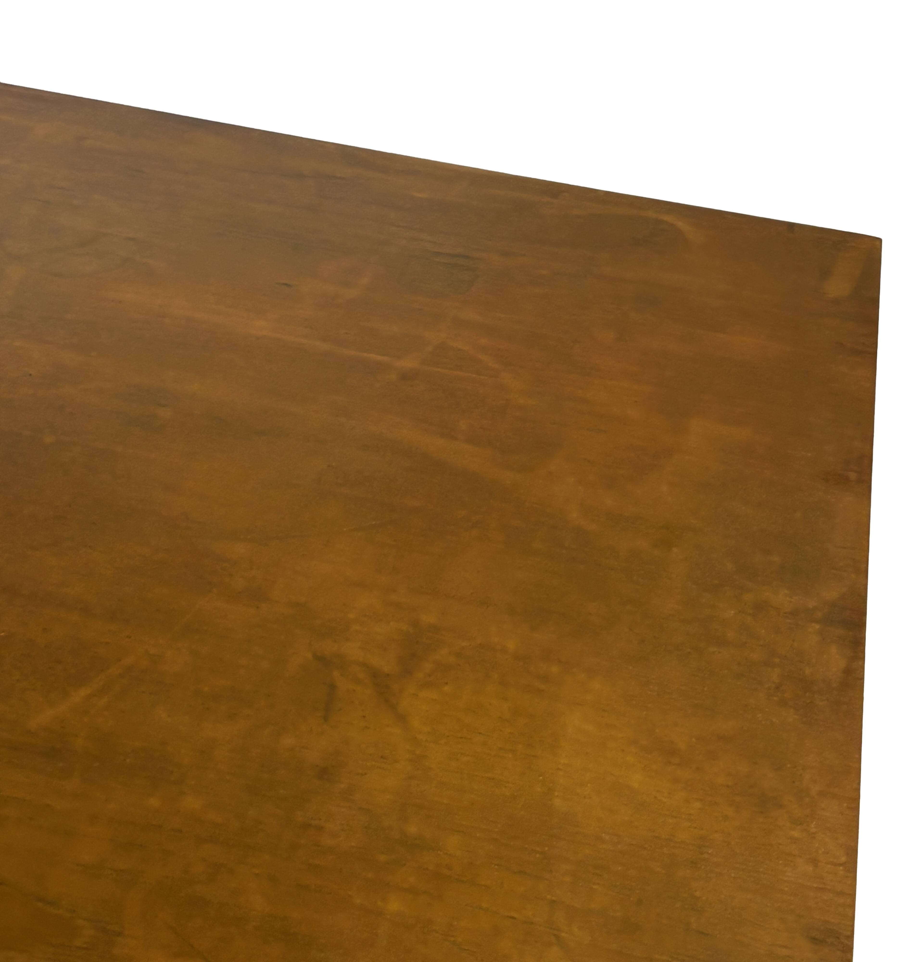 Vintage square coffee table in teak veneer, 1960s design
