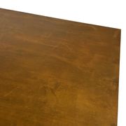 Table basse carrée vintage en placage de teck, design des années 1960