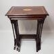Inlaid trundle table 19th