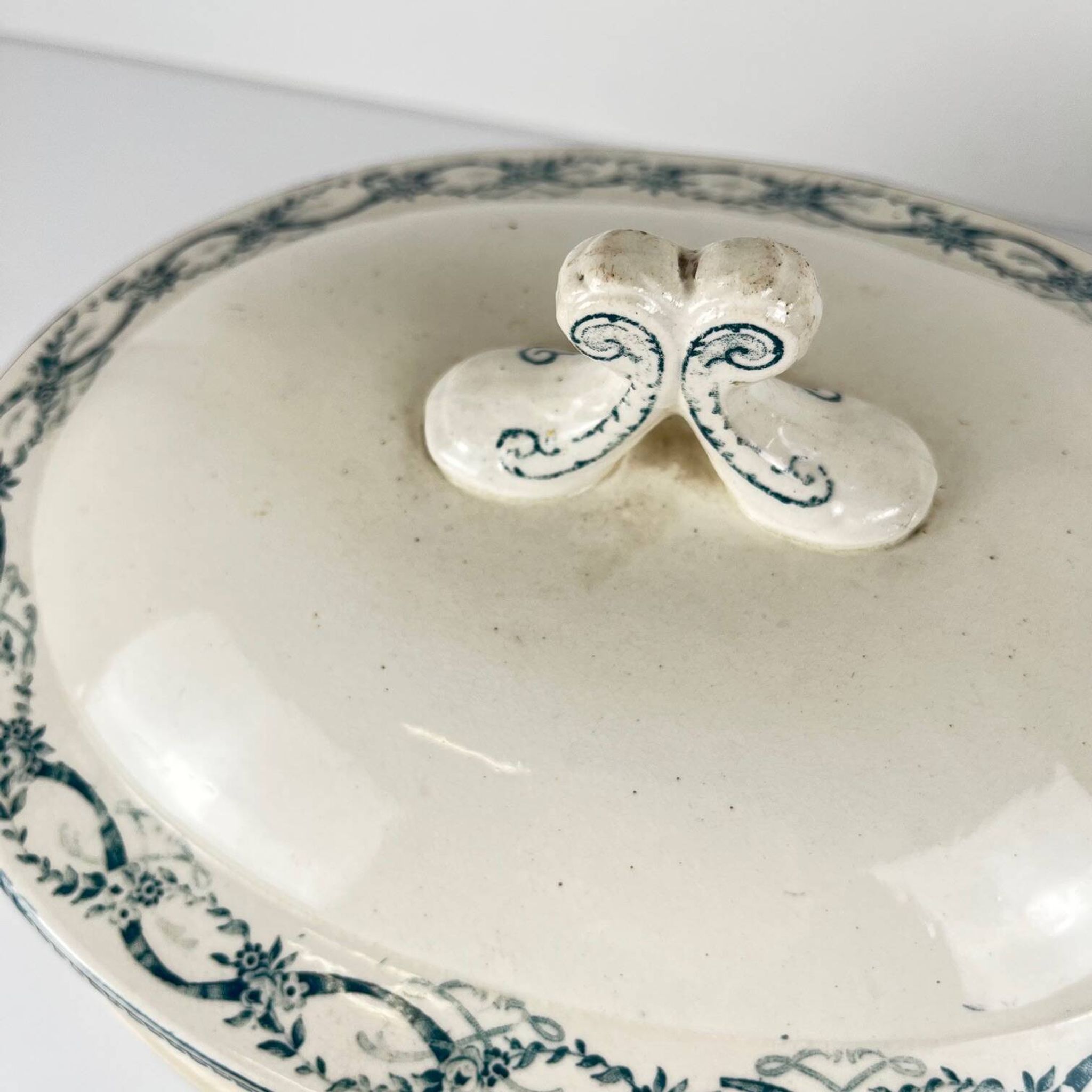 Salins "Recamier" iron earth soup tureen, late 19th century
