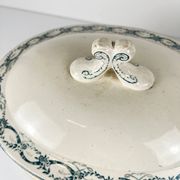 Salins "Recamier" iron earth soup tureen, late 19th century