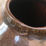 Vase from West Germany in degraded beige & brown