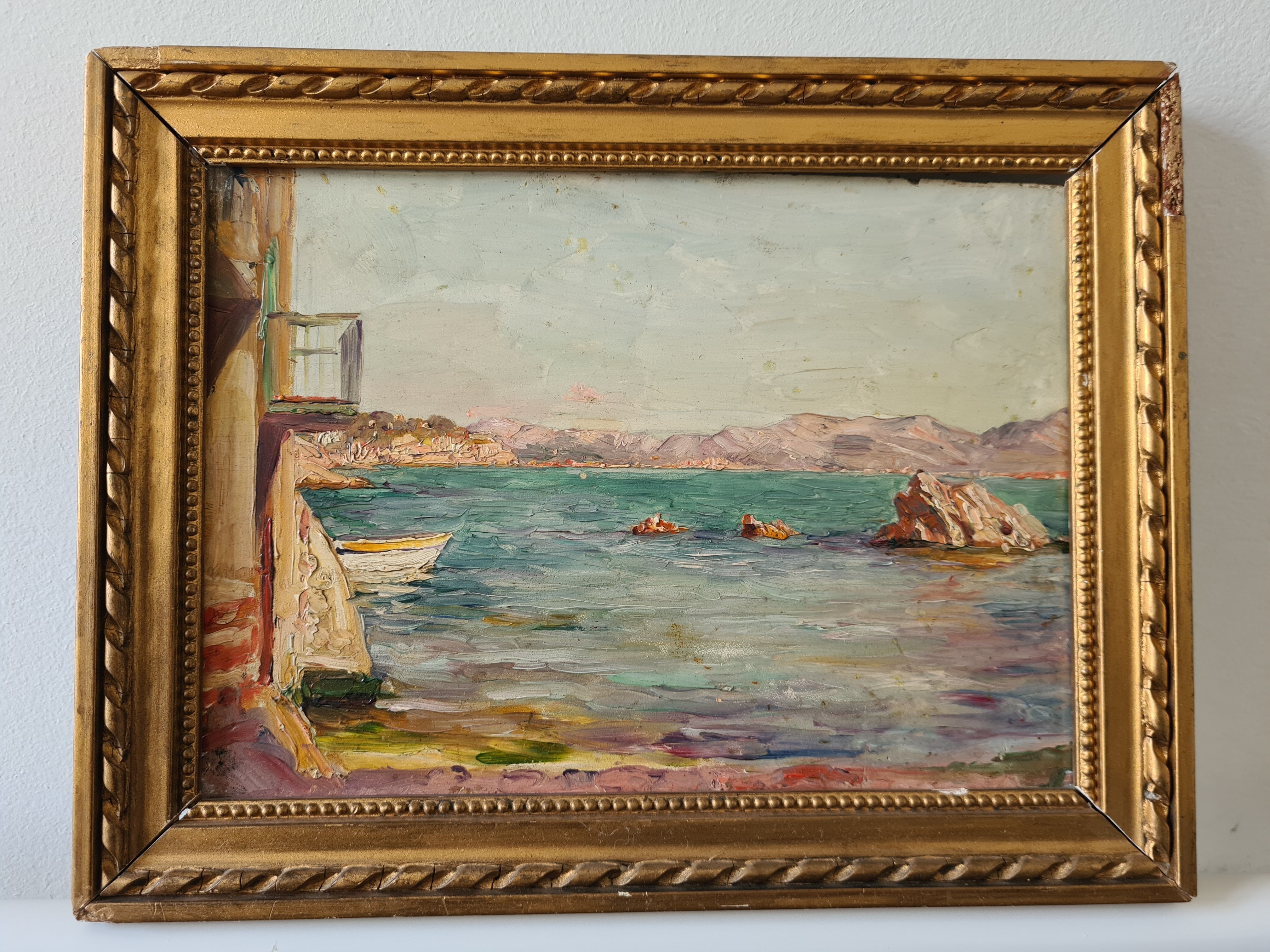 The Mediterranean Coast - oil XIX°
