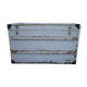 Wooden storage travel trunk