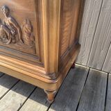 Vitrine en noyer