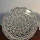 Paire d'appliques, plafonniers ronds en verre ciselé, années 60