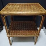 Bamboo and wood coffee table