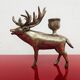 Pair of candle holders in the shape of a deer Mid Century Modern