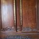 Norman wardrobe in oak Solid basket bouquet of flowers