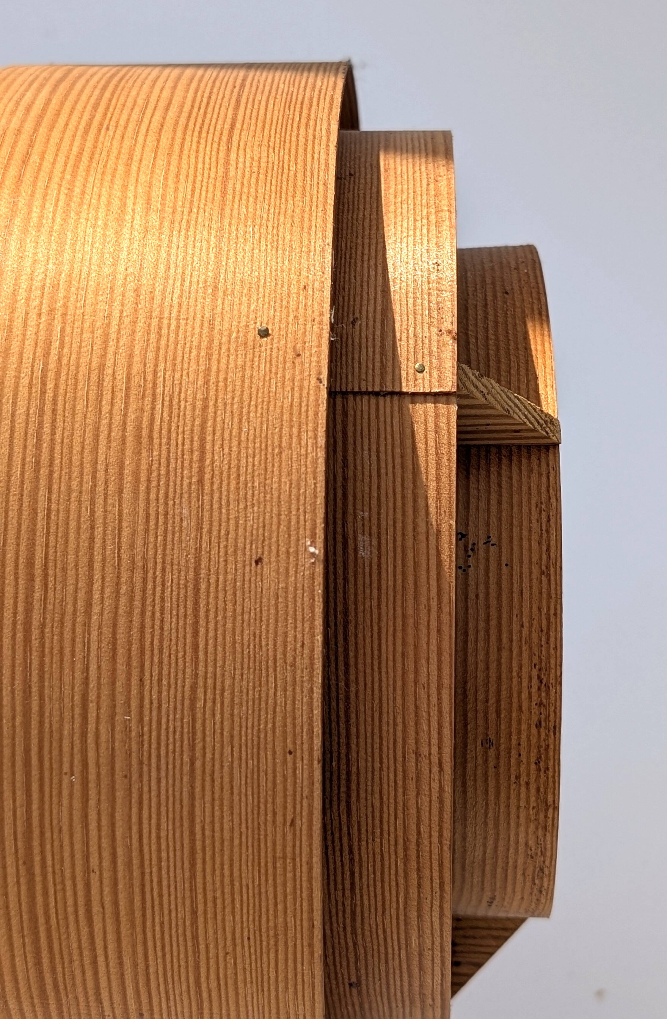 Suspension in pine veneer by Hans-Agne Jakobsson