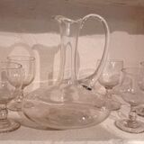 Decanter and wine glasses