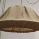 Scandinavian wooden and linen suspension light