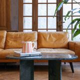 Emerald marble coffee table