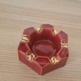Art Deco earthenware ashtray