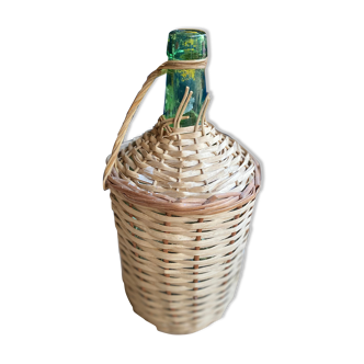 Demijohn in wicker dress