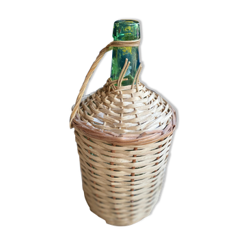 Demijohn in wicker dress