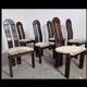 Brutalist Post Modern Dutch Organic Curvy Dining Chairs, 1980s, Set of 6