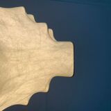 German suspended lamp Cocoon modern mid-century by Friedel Wauer for Goldkant Leuchten, 1960s