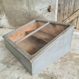 Old table display case counter plant greenhouse 62 x 72 cm
