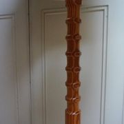 Lampadaire en pin scandinave du milieu du siècle par Temde, années 1960