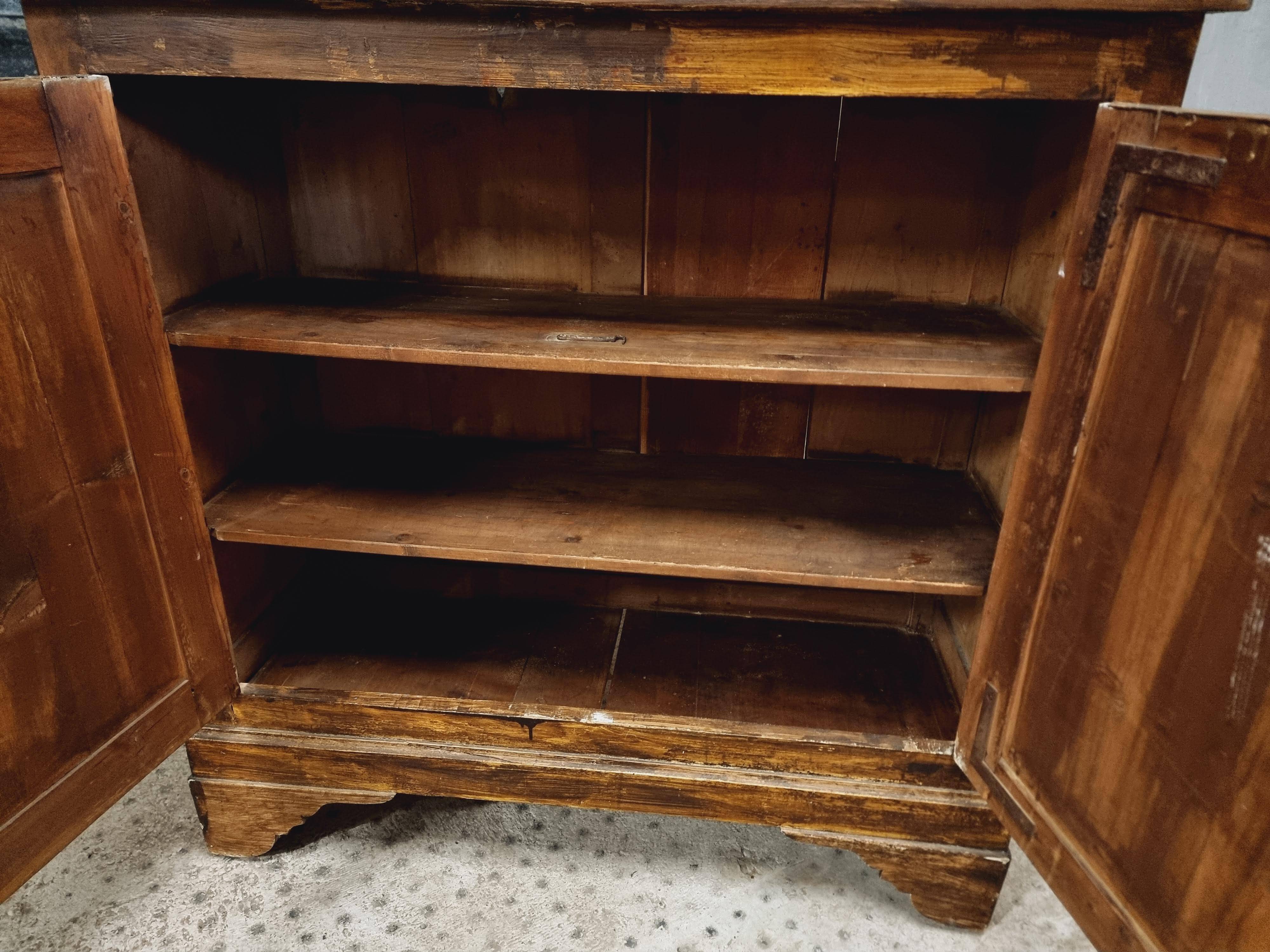 Antique sideboard, farmhouse cabinet, 112x114cm