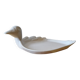 Vintage foie gras dish - duck - white ceramic