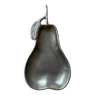 Vide-poche poire en étain de 1980