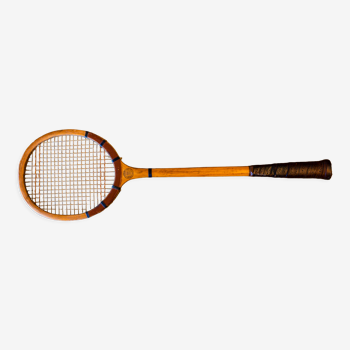 Old 1865 Harvard Squash Racket signed
