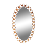 Hollywood Regency illuminated wall mirror 1960s Germany