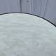 Round bistro table bar cafe terrace cast iron foot 1950