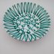 Gmundner decorative dish flamed green