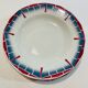 8 assiettes creuses ceranord st amand boulingrin rose et bleu
