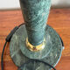 Green marble lamp base