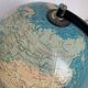 Globe vintage 1978 terrestre mappemonde Taride tripode - 28 cm