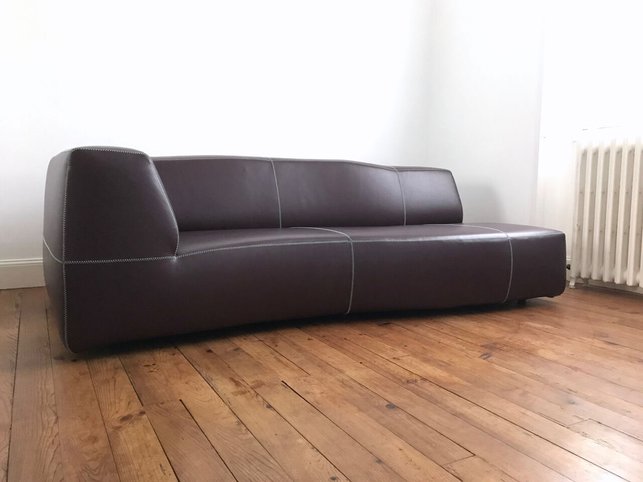 Patricia Urquiola 'Bend' leather sofa B&B Italia