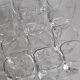 Ensemble de 12 verres à vin et à liqueur en cristal d'Arques, modèle Chambery