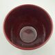 Burgundy ceramic planter