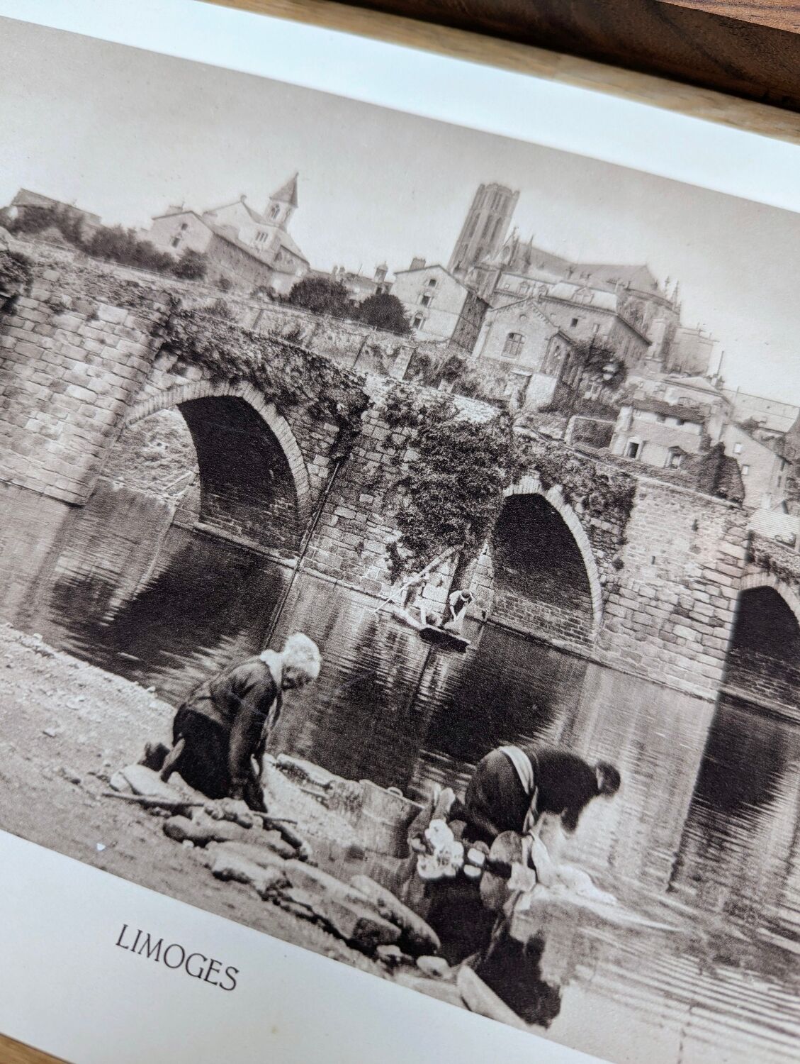 Limoges, Haute-Vienne, photo plate printed in 1942. By Auclair.