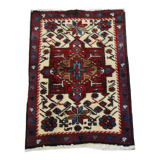 Authentic Persian rug from the mid-20th century 87 x 60 cm
