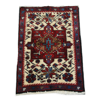 Authentic Persian rug from the mid-20th century 87 x 60 cm