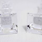Pair of Nachtmann crystal candlesticks