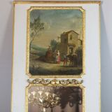 19th century trumeau mirror