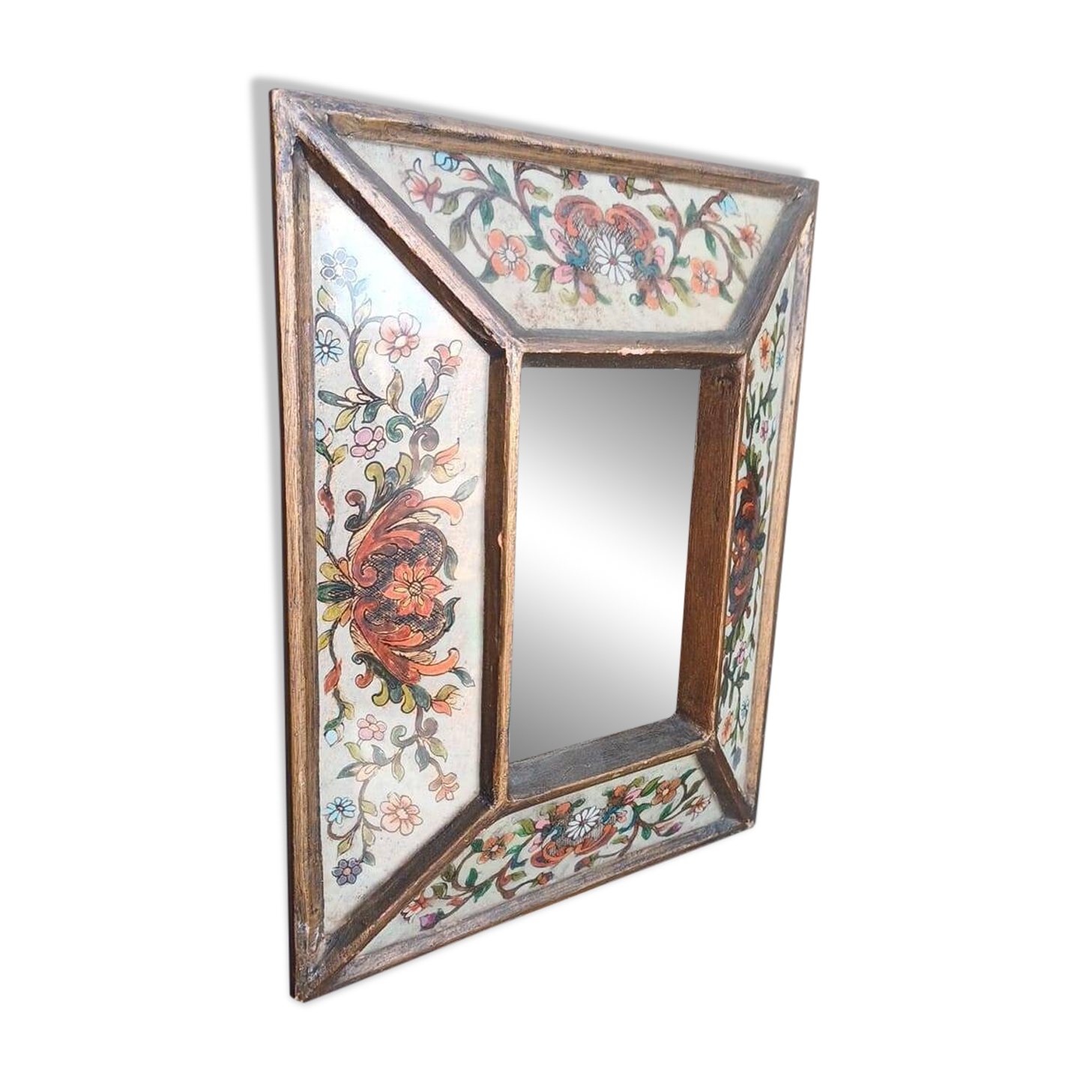 mirror frame and glass painting